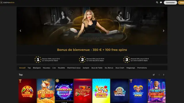 Page d'accueil de Casino Extra Page d'accueil de Casino Extra