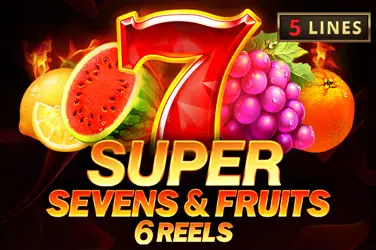 "5 super sevens & fruits: 6 reels" | Jeu de Casino Gratuit - Top Guide Casino